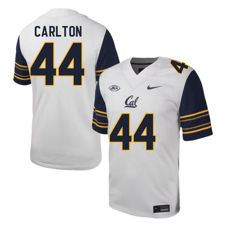 Men #44 Xavier Carlton California Golden Bears ACC Conference College Football Jerseys Stitched Sale